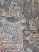 Altes Asiatisches Bild Mit Geschnitzten Holzrahmen (signatur?) Entstehungszeit nach 1945 Bild 5