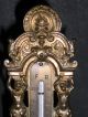Alter Messing - Standthermometer Mit Engelsmotiv - - Aus Der Zeit So Um 1900 Technik & Instrumente Bild 4