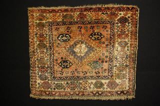 Antiker Teppich SammlerstÜck West Anatolien Ca: 95x80cm Antique Rug Bild