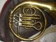 Gebrauchtes Horn French Horn Waldhorn Mit Mundstück Und Tasche Blasinstrumente Bild 3