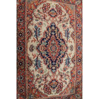 Wunderschöner Handgeknüpfter Orientteppich Blumen Medaillon Carpet 100x60cm Rug Bild
