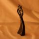 Bronze Skulptur Figur Mann Frau Ring Man Woman Vrouw - 0,  28kg 16cm Bronze Bild 1