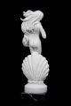 Wunderschöne Alabaster Skulptur Venus Von Botticelli Italien Figurine Weiß 25 Cm 1950-1999 Bild 3