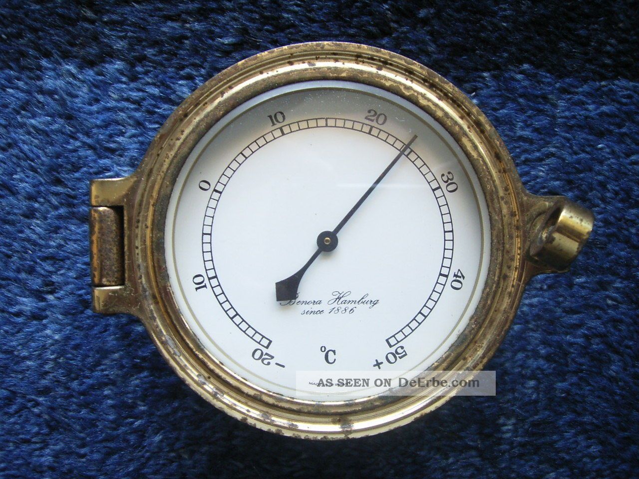 Konvolut Hygrometer Thermometer Rain Fair Meter Benora Hamburg Messing