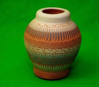 Vase Indianische Handarbeit Bild