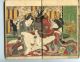 1850 Shozan Holzschnitt Buch Ukiyoe - Shunga Ehon 4 Pg Panoramic Scene Asiatika: Japan Bild 9