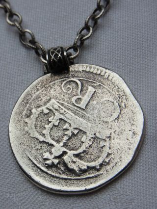 Selten Münze 1641 Irland Ormondsgeld Silberkette Anhänger Pendant Necklace Bild