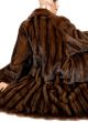 L Saga Mink Nerz Nerzmantel Pelzmantel Pelz Dark Fur Coat Hopka Vison Mantel Top Kleidung Bild 8