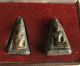 Alte Buddha - Amulett - Sammlung In Schatulle Aus Heiligen Ingredienzen,  20tes Jhd A Asiatika: Südostasien Bild 3