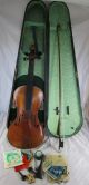 Uralt Violine Geige Kasten Stradivarius Cremonensis Faciebat 1721 Copy Um 1900 Saiteninstrumente Bild 6
