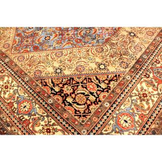 Majestätischer Feiner Handgeknüpfter Orient Palast Teppich Nain 270x360m Bild