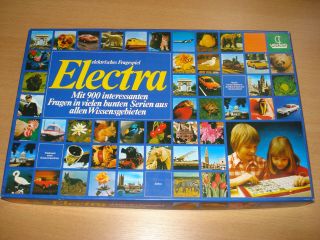 Electra Elektrisches Fragespiel 70er Jahre 900 Fragen 18 Blatt Sehr Gut Erhalten Bild