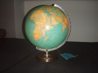 Jro - Wechselbild Globus - Beleuchtbar - 1 : 40.  000 000 - Von 1978 - Alt Bild