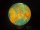 Jro - Wechselbild Globus - Beleuchtbar - 1 : 40.  000 000 - Von 1978 - Alt Wissenschaftliche Instrumente Bild 2