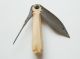Bein Klappmesser Sammler Palmblattmesser Antik Antique Knife Indo Persian Rarity Jagd & Fischen Bild 4