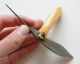 Bein Klappmesser Sammler Palmblattmesser Antik Antique Knife Indo Persian Rarity Jagd & Fischen Bild 6