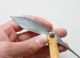 Bein Klappmesser Sammler Palmblattmesser Antik Antique Knife Indo Persian Rarity Jagd & Fischen Bild 8