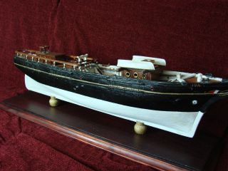Schiffsmodell Segelschiff Standmodell Holz Rumpf Modellschiff Werft Piraten Bild