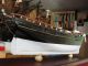 Schiffsmodell Segelschiff Standmodell Holz Rumpf Modellschiff Werft Piraten Nautika & Maritimes Bild 1
