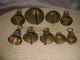 9 Alte Messing Glocken,  Selten,  Ziegenglocke,  Glockengeläut,  Kuhglocke,  Glockenspiel Gefertigt nach 1945 Bild 2