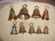 9 Alte Messing Glocken,  Selten,  Ziegenglocke,  Glockengeläut,  Kuhglocke,  Glockenspiel Gefertigt nach 1945 Bild 3