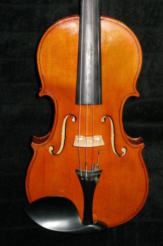 Alte/ 4/4 Geige Mit Handschriftliche Zettel Bild
