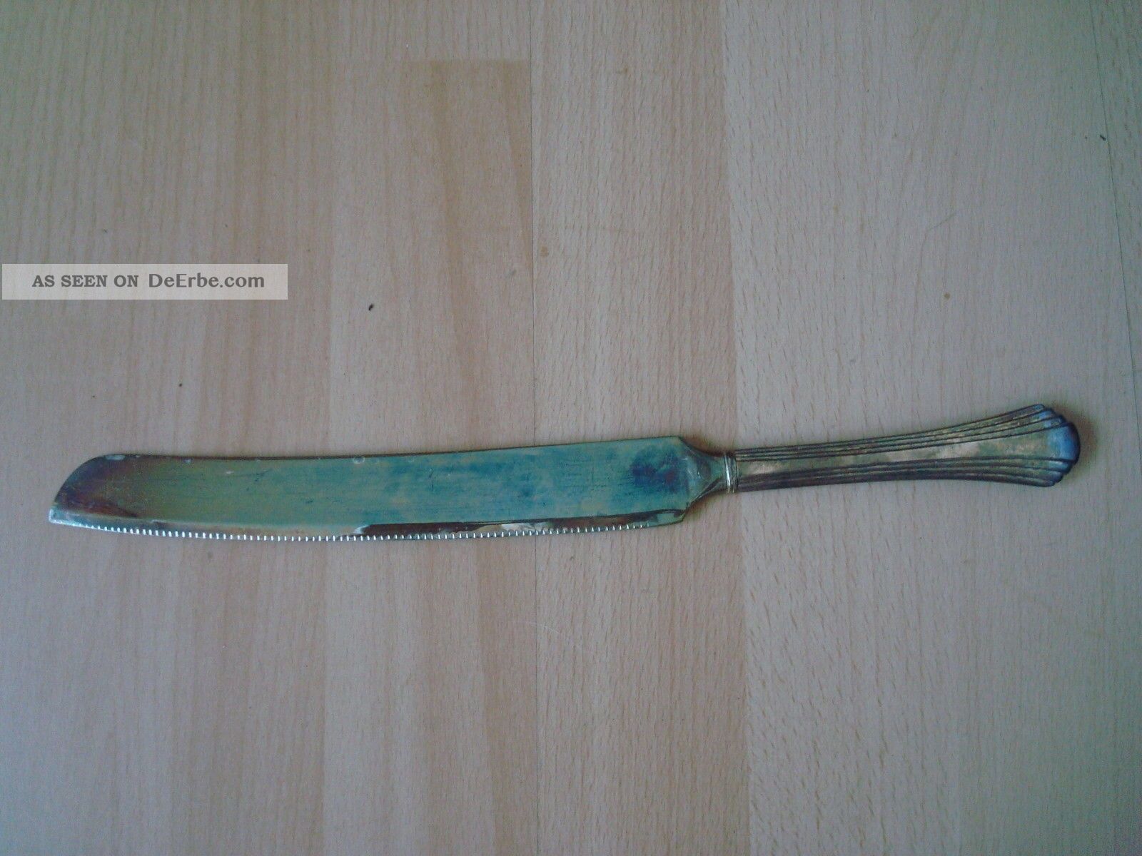 Versilberte/silver Plated? Messer Tortenmesser,  Cake Knife Objekte ab 1945 Bild