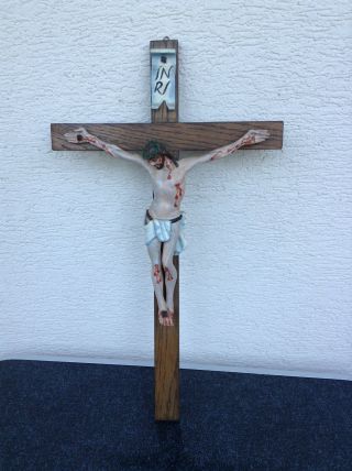 Kruzifix - Holz Bild