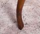 Hocker Sitzhocker Polsterhocker Braun Gepolstert Schemel Fussbank Mahagoni - Holz Stilmöbel nach 1945 Bild 5