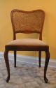 Antik Stuhl Chippendale Wiener Geflecht Korbgeflecht Polsterstuhl Massivholz Stühle Bild 1
