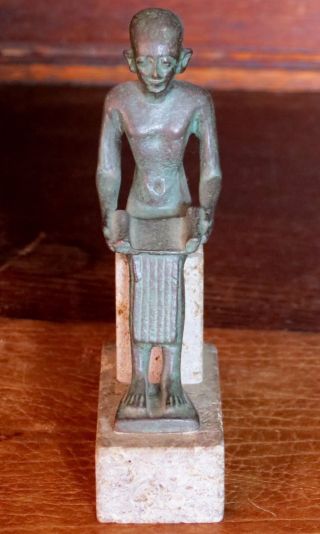 Imhotep Ägypten Spätzeit Statue Replica Bild