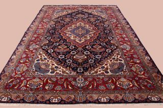 Handgeknüpfter Persischer Teppich Ca.  (338 X 235) Cm Gereinigt Bild