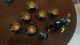 Espresso Moccaservice Kobalt Blau Goldrand Vergoldet 15 Teile Alt Nach Form & Funktion Bild 3