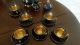 Espresso Moccaservice Kobalt Blau Goldrand Vergoldet 15 Teile Alt Nach Form & Funktion Bild 4