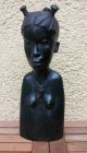 Makonde Figur (ebenholz,  Ebony) Aus Tansania,  Frau Entstehungszeit nach 1945 Bild 1