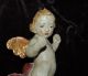 Paar Putti Meisterhafte Holzschnitzerei 1800 Engel Angels Skulpturen & Kruzifixe Bild 2