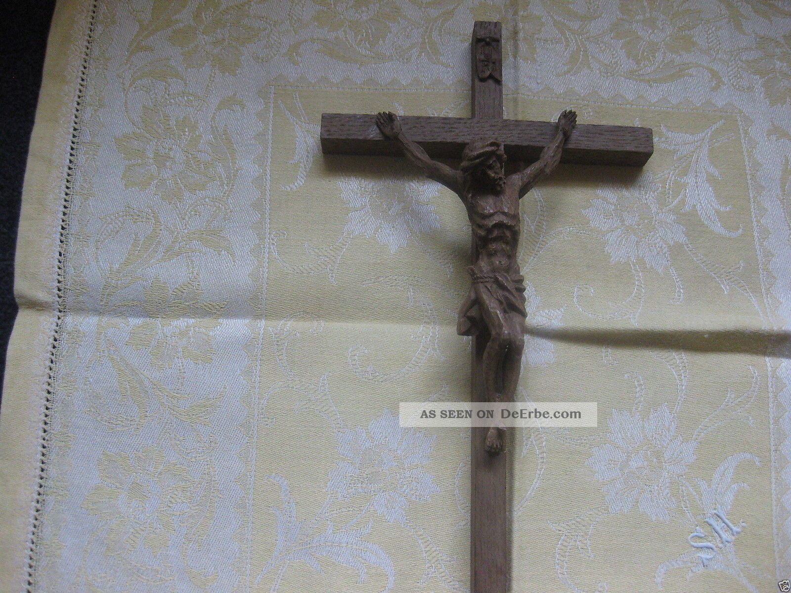 Altes Kruzifix,  Holz,  Handgeschnitzt Skulpturen & Kruzifixe Bild