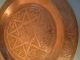 Kupfer Wandteller Marokko Arabeskes Muster Ø 25 Cm Zierteller Mit Aufhänger Kupfer Bild 1