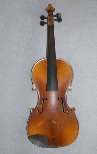 Antike 3/4 Geige Violine Zum Restaurieren Bild