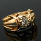Sehr Schöner Alter Brilliant Ring 0,  2 Karat Aus 750er Gold - S2776 Ringe Bild 1