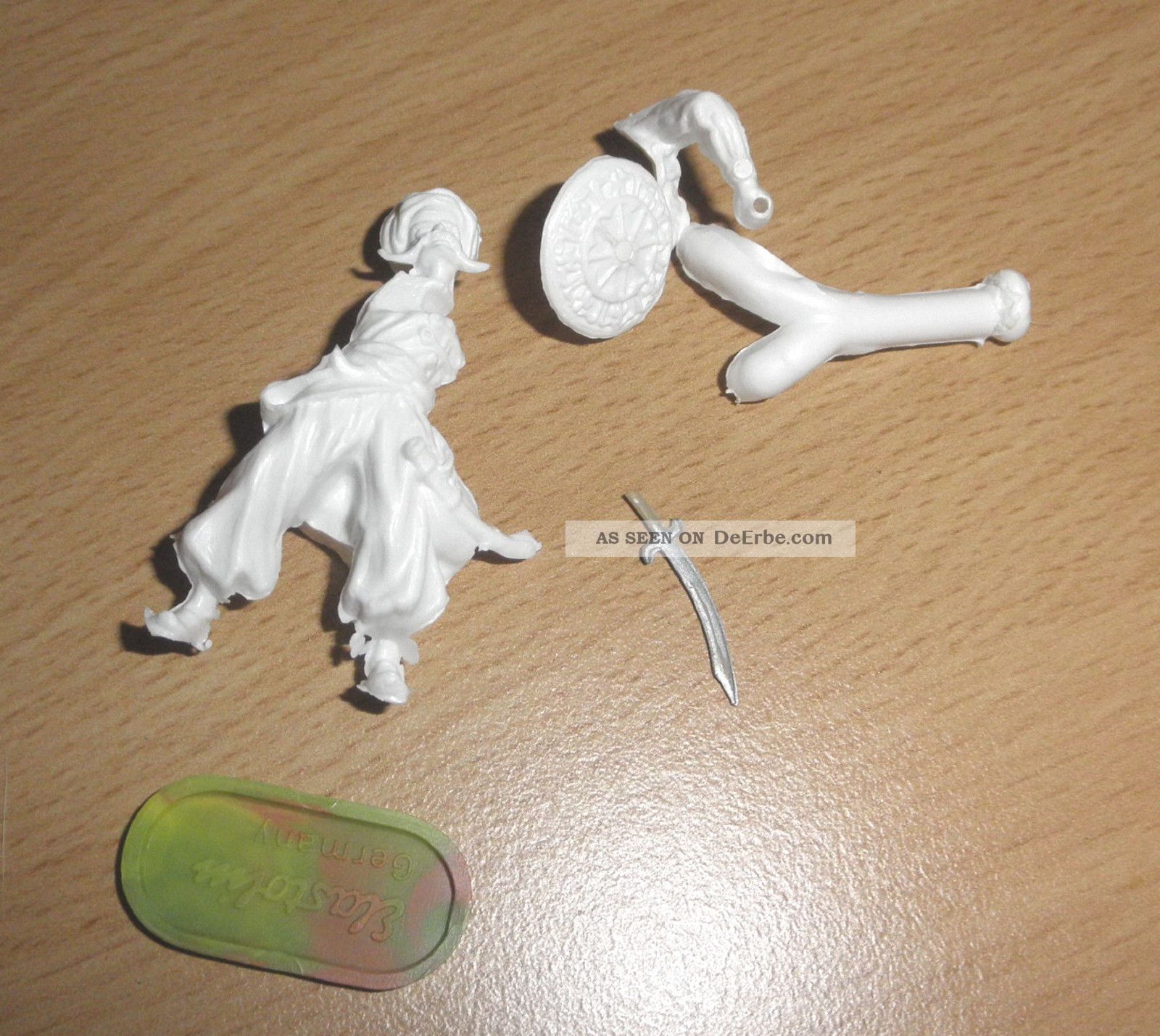 Elastolin Hausser 4cm Figur TÜrke Preiser Diorama Rohling Unbemalt TÜrken Wien I Gefertigt vor 1945 Bild