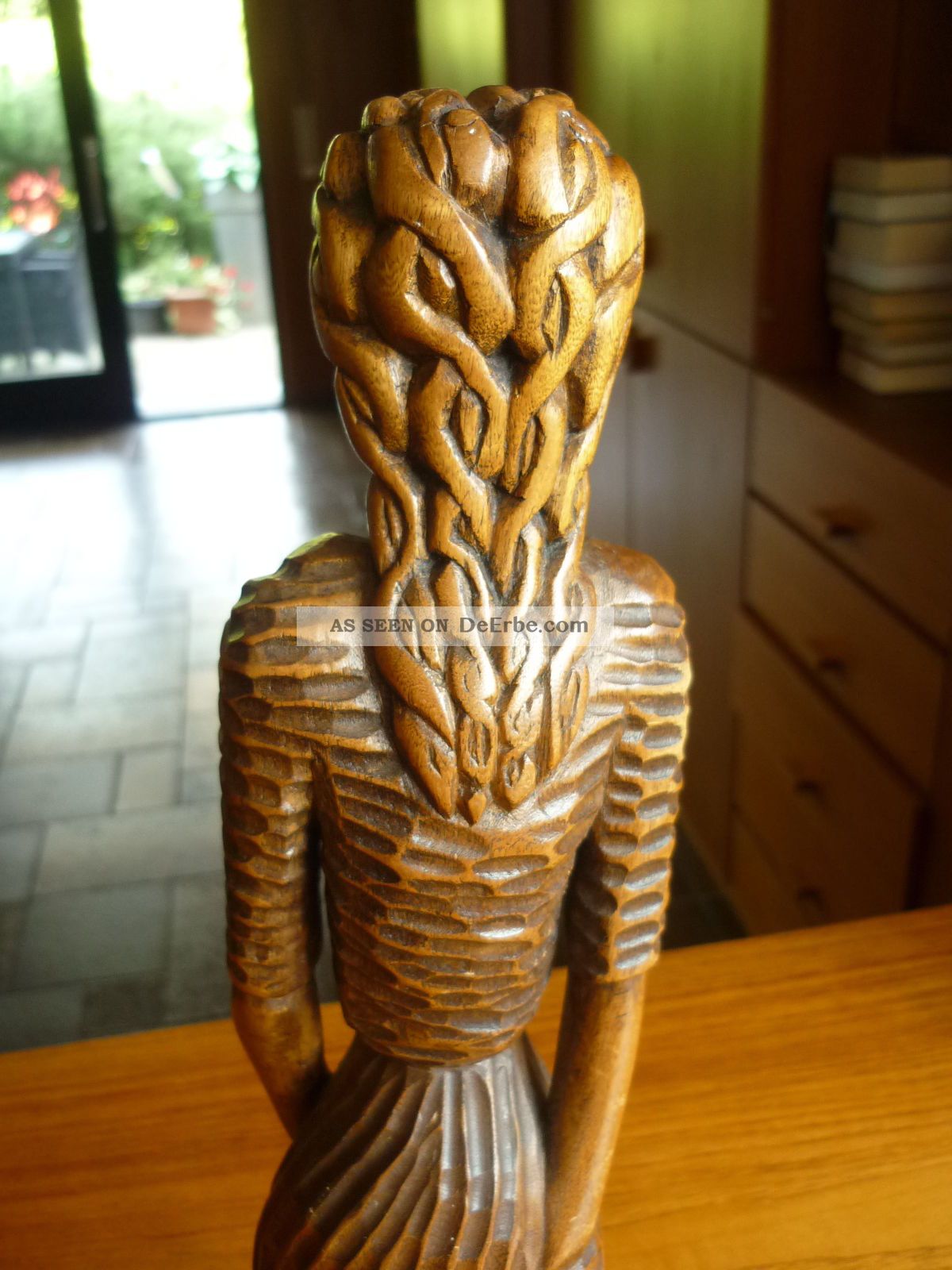 skulptur frau mädchen 41, 5 cm schöne designer figur handarbeit skulptur frau mädchen 41, 5 cm schöne designer figur handarbeit