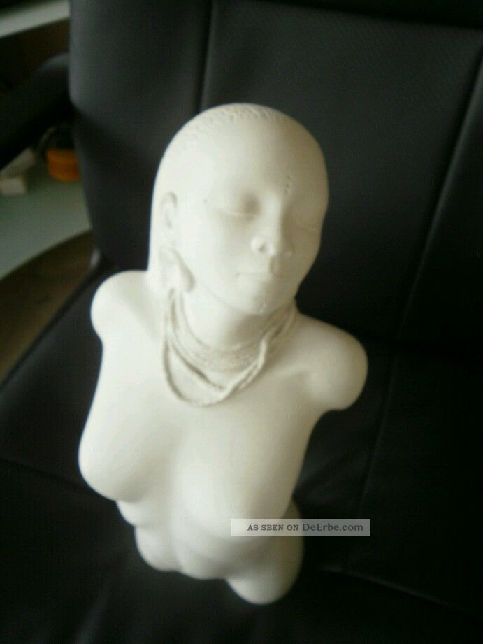 Büste Skulptur Büste Stein Figur Marabell Stone Art Belgium 1950-1999 Bild