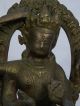 Skulptur Buddha Bronze Kupferbronze Manjushri Höhe 19,  2 Cm Asien Indien 20.  Jhd. Entstehungszeit nach 1945 Bild 1