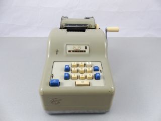 Vintage Rechenmaschine / Rechner / Calculator / Prine Sa / Shabby / Retro Bild