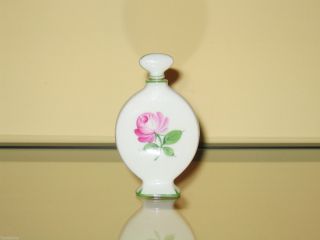 Flakon,  Parfüm - Fläschchen,  Augarten Wien,  Wiener Rose,  10 Cm Bild