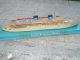 Chandris Lines Modell,  Werbeschiff Queen Frederica,  Beleuchtet Ca.  1960 Nautika & Maritimes Bild 1