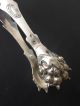 Große Zuckerzange Silber 950 Biedermeier Frankreich Besteck 1845 Objekte vor 1945 Bild 3