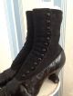 Antike Jugendstil Knopf Stiefel Schuhe 1900 Kleidung Bild 1