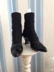 Antike Jugendstil Knopf Stiefel Schuhe 1900 Kleidung Bild 5